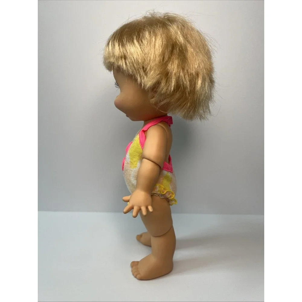Vintage 1990 Galoob Baby Face So Playful Penny #10 Swimsuit Blue Eyes